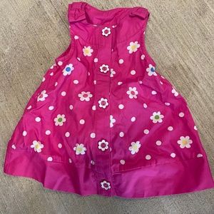 Gymboree dress 3-6 months pink with white flowers
